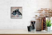 Load image into Gallery viewer, “Kiss” - 8 x 8 inches - Ready to hang canvas print