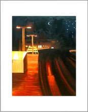 Load image into Gallery viewer, "Waiting for a Train” print