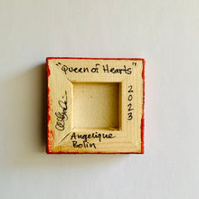 Load image into Gallery viewer, Queen &amp; King of Hearts mini painting diptych on canvas
