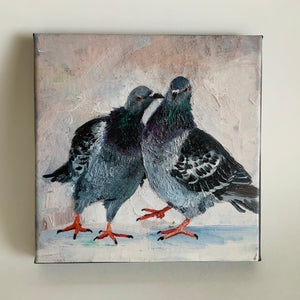 “Kiss” - 8 x 8 inches - Ready to hang canvas print