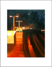 Load image into Gallery viewer, &quot;Waiting for a Train” print
