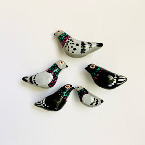 Set of 5 Pigeon Magnets
